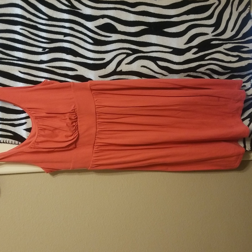 Pink sleeveless dress